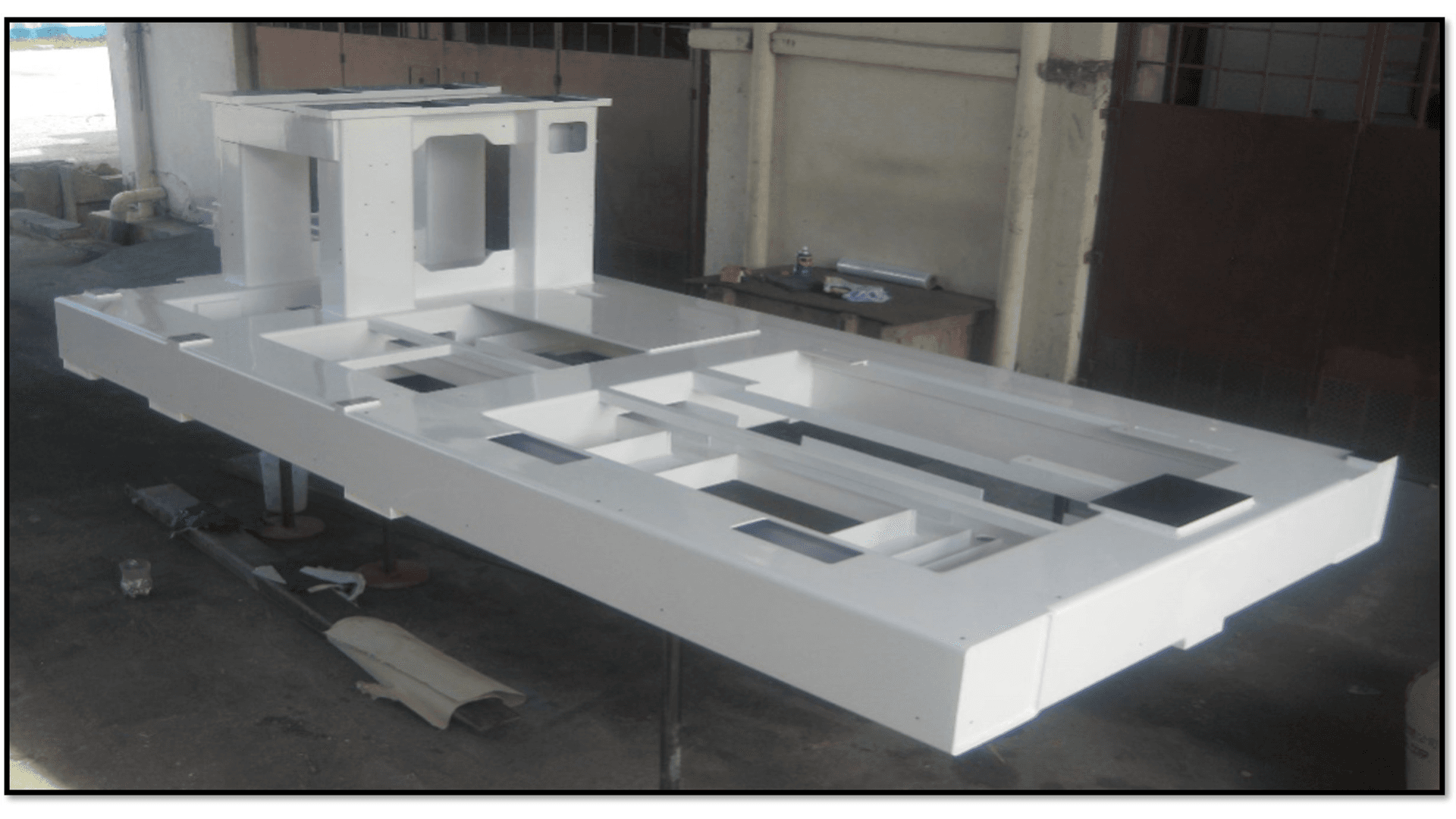 Automation Structure with finishing coat